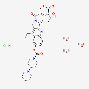 molecular formula C33H45ClN4O9 B12511493 Irinotecan trihydrate hydrochloride 