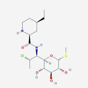 (2S,4R)-N-[(1S,2S)-2-chloro-1-[(2R,3S,4S,5R,6R)-3,4,5-trihydroxy-6-methylsulfanyloxan-2-yl]propyl]-4-ethylpiperidine-2-carboxamide