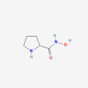 molecular formula C5H10N2O2 B12511787 N-hydroxypyrrolidine-2-carboxamide 