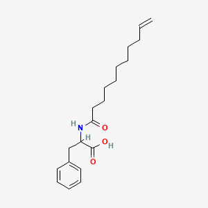 molecular formula C20H29NO3 B12511817 3-Phenyl-2-(undec-10-enamido)propanoic acid CAS No. 420805-16-9
