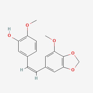 molecular formula C17H16O5 B1251182 Combretastatin A-2 
