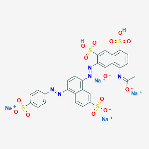 molecular formula C28H17N5Na4O14S4 B12511822 Food black 1 