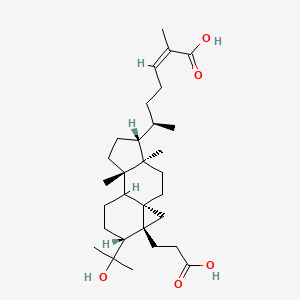 molecular formula C30H48O5 B1251183 lancifoic acid A 