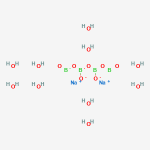 molecular formula B4H20Na2O17 B1251186 Sodium borate (TN) 