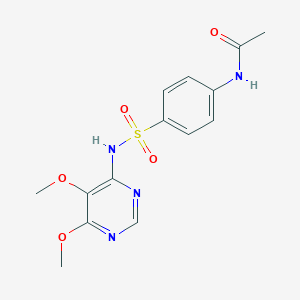 molecular formula C14H16N4O5S B125119 N4-Acetyl Sulfadoxine CAS No. 5018-54-2