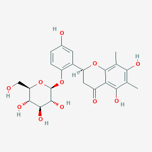 molecular formula C23H26O11 B1251195 Myrciacitrin III 