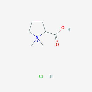 molecular formula C7H15ClNO2+ B12511989 Proline betaine hydrochloride 