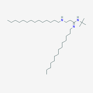 molecular formula C35H73N3 B1251200 N-t-butyl-N'-tetradecyl-3-tetradecylaminopropionamidine 