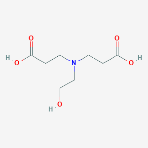 molecular formula C8H15NO5 B12512056 3,3'-((2-Hydroxyethyl)azanediyl)dipropionic acid 
