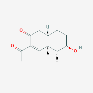 (4aR,5R,6S,8aR)-3-acetyl-6-hydroxy-4a,5-dimethyl-1,5,6,7,8,8a-hexahydronaphthalen-2-one