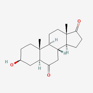3beta-Hydroxy-5alpha-androstane-6,17-dione
