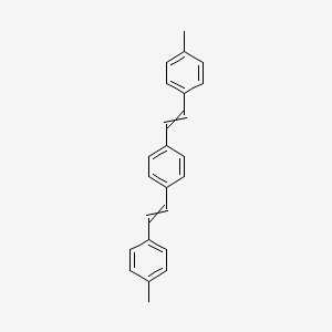 molecular formula C24H22 B12512258 p-Bis-(p-methylstyryl)benzene 