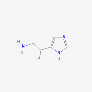 1H-Imidazole-5-ethanamine, beta-fluoro-