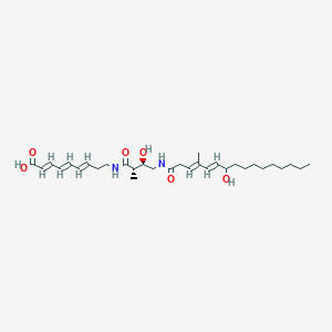molecular formula C31H50N2O6 B1251231 Pseudotrienic acid A 