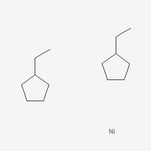 molecular formula C14H28Ni B12512329 Ethylcyclopentane;nickel 