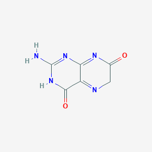molecular formula C6H5N5O2 B12512337 2-Aminopteridine-4,7(1H,6H)-dione CAS No. 33239-47-3