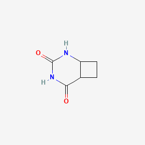 molecular formula C6H8N2O2 B12512405 2,4-Diazabicyclo[4.2.0]octane-3,5-dione 