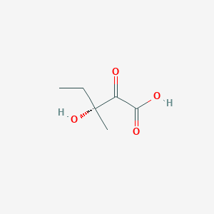 molecular formula C6H10O4 B1251244 (R)-3-hydroxy-3-methyl-2-oxopentanoic acid 
