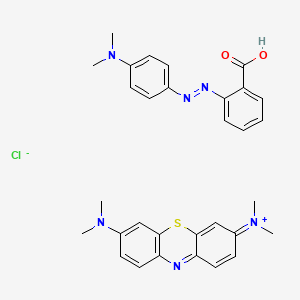 molecular formula C31H33ClN6O2S B12512495 Methylred-methyleneblue 