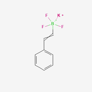 molecular formula C8H7BF3K B12512531 Potassium styryltrifluoroborate 