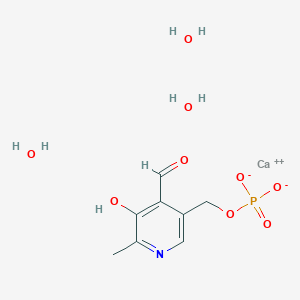 molecular formula C8H14CaNO9P B1251255 Pyridoxal calcium phosphate trihydrate 