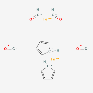 molecular formula C14H12Fe2O4 B12512550 Cyclopentadienyl iron(II) dicarbonyl dimer 