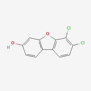 molecular formula C12H6Cl2O2 B1251257 6,7-Dichloro-3-dibenzofuranol CAS No. 328896-40-8