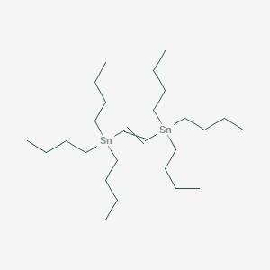 molecular formula C26H56Sn2 B12512587 tributyl[(1E)-2-(tributylstannyl)ethenyl]stannane 