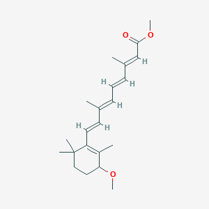 molecular formula C22H32O3 B125126 4-Methoxy Retinoic Acid Methyl Ester CAS No. 163808-81-9