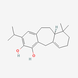 molecular formula C20H28O2 B1251261 Barbatusol 