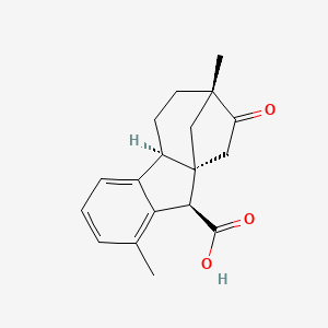 molecular formula C18H20O3 B1251267 Gibberic acid 