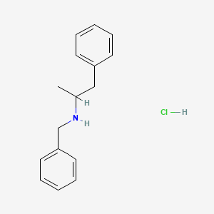 molecular formula C16H20ClN B1251268 N-benzyl-1-phenylpropan-2-amine;hydrochloride CAS No. 1085-43-4