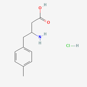 molecular formula C11H16ClNO2 B12512717 3-Amino-4-(4-methylphenyl)butanoic acid hydrochloride 
