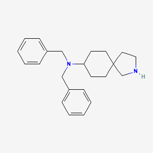 molecular formula C23H30N2 B12512766 N,N-Dibenzyl-2-azaspiro[4.5]decan-8-amine CAS No. 2089378-73-2
