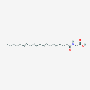 molecular formula C22H35NO3 B12512771 N-icosa-5,8,11,14-tetraenoylglycine 