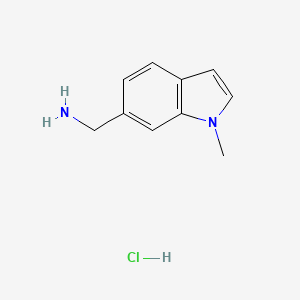 molecular formula C10H13ClN2 B12512825 (1-Methyl-1H-indol-6-yl)methanamine hydrochloride 
