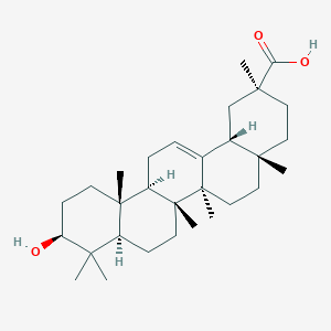 molecular formula C30H48O3 B1251286 11-Deoxoglycyrrhetinic acid CAS No. 564-16-9