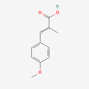 molecular formula C11H12O3 B12512914 3-(4-Methoxyphenyl)-2-methylacrylic acid 