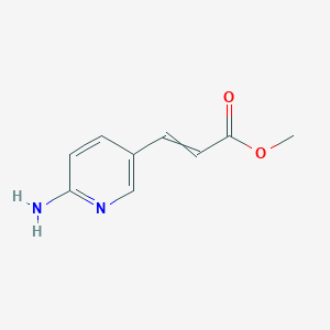 molecular formula C9H10N2O2 B12512934 methyl (2E)-3-(6-aminopyridin-3-yl)prop-2-enoate 