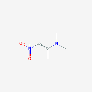molecular formula C5H10N2O2 B12512944 N,N-dimethyl-1-nitroprop-1-en-2-amine CAS No. 25236-38-8