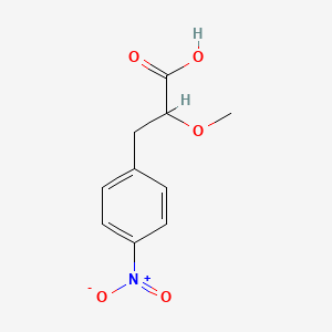 molecular formula C10H11NO5 B12512958 2-Methoxy-3-(4-nitrophenyl)propanoic acid 