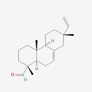 molecular formula C20H30O B1251298 Isopimara-7,15-dienal 