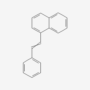 molecular formula C18H14 B12513015 1-(2-Phenylethenyl)naphthalene 