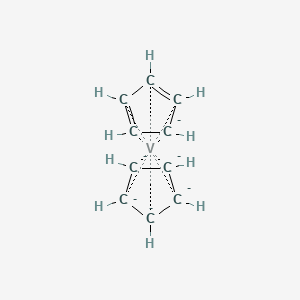 molecular formula C10H10V-6 B1251305 Bis(pi-cyclopentadienyl)vanadium 