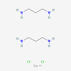 molecular formula C6H20Cl2CuN4 B12513134 Bis(1,3-propanediaminE)copper(ii)dichloride 