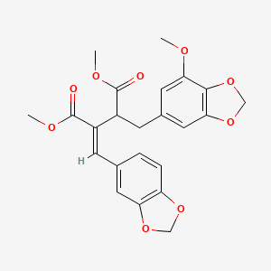 molecular formula C23H22O9 B1251319 Rhinacanthin E 