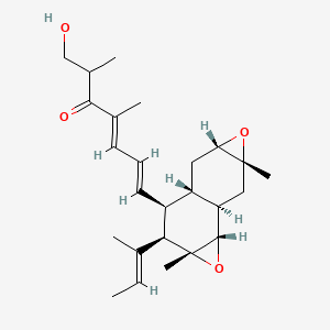 molecular formula C25H36O4 B1251322 Fusarielin D 