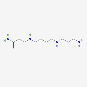molecular formula C11H28N4 B1251323 1,3-Butanediamine, N1-[4-[(3-aminopropyl)amino]butyl]- 