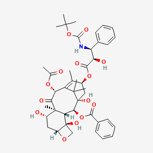 molecular formula C43H53NO14 B1251327 10-Acetyl-4-deacetyltaxotere 