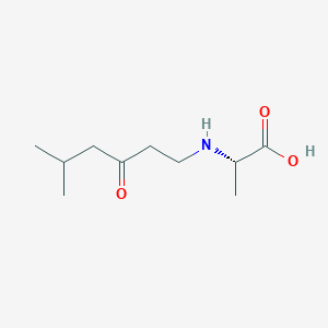 molecular formula C10H19NO3 B1251330 N-(5-甲基-3-氧代己基)丙氨酸 